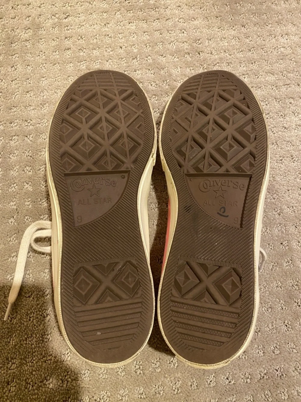 Converse Comme des Garcons Pink Low-Top Canvas Sneakers with Heart Logo - Picture 6 of 10